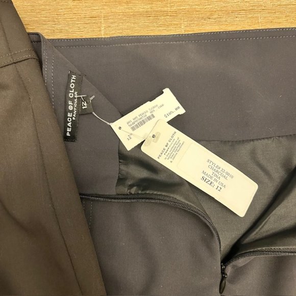 NWT Two Peace of Cloth skirts Career Pencil skirts Charcoal or Brown. $20 each - Picture 5 of 6